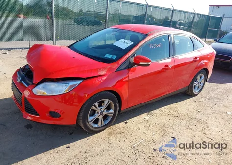 2014 Ford Focus Se z USA, uszkodzony, nr VIN 1FADP3F28EL125797